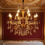 6-12 Light Classic Traditional Candle Style Crystal Chandeliers For Dining Room. Fixed Price $199.93.