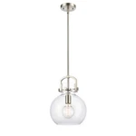 Innovations Newton Sphere 1-LT 10" Stem Pendant, Sn/cg 410-1SM-SN-G410-10CL. Fixed Price $415.80.