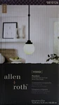 Allen + Roth Webner Oil Rubbed Bronze Pendant Light White Glass Globe 6 X 72. Fixed Price $28.95.