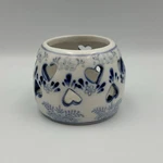 Delft Blue Hand Painted Ceramic Tea Light Candle Holder Holland Cottage Core. Fixed Price $6.95.