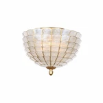 Kalco Samal 3 Light Semi Flush Mount, Oxidized Gold Leaf - 515141OL. Fixed Price $872.00.