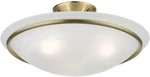 Livex 4824-01 Newburgh 3-LIGHT Semi-flush Mount Antique Brass Ceiling Fixture. Fixed Price $129.20.