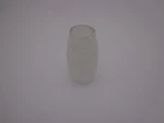 Elk Lighting Snow White Glass For Milan Collection 110-1SW. Fixed Price $10.00.