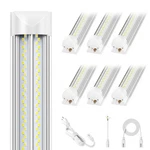 Led Shop Light 6 Pack 8FT 100W 15000LM 5000K Linkable Elekico Super Bright Shape. Fixed Price $209.99.