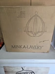 Minka Lavery 4986-613 Tilbury Light 24"W Tier Chandelier Nickel New Open Box. Fixed Price $100.00.