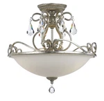 Crystorama 5010-OS-CL-MWP Ashton 3-LIGHT Hand Cut Crystal Ceiling Mount. Fixed Price $328.00.