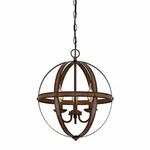 Westinghouse 6353600 Stella Mira Three-light Indoor Chandelier, Barnwood Finish. Fixed Price $78.42.