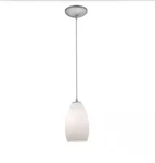 Access Lighting 28012-1C-BS/OPL Champagne Pendant Brushed Steel. Fixed Price $77.00.