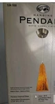 Hampton Bay Pendant Light 534930 Murano Style 14" Orange Art Glass New 2004 Vtg. Fixed Price $85.50.