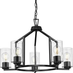 Progress Lighting P400316 Goodwin 5 24" Wide Chandelier Matte Black. Fixed Price $123.47.