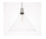 Elegant Lighting LD6229C Hugh Single 14" Wide Pendant,chrome. Fixed Price $32.49.