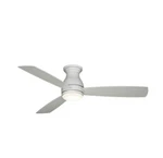 Fanimation Hugh 52" Ceiling Fan, Matte White/led Light Kit - FPS8355BMWW. Fixed Price $350.00.