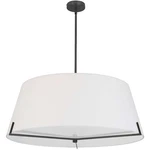 Dainolite Preston Lt 13" Incand Pendant, Black/white Fabric PST-324P-MB-WH. Fixed Price $564.00.