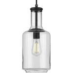 Progress Lighting Latrobe Black Large 1-LIGHT Pendant, Clear Glass P500229-031. Fixed Price $39.00.