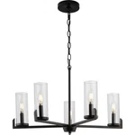 Progress Lighting Pellum Collection 25" 5-LIGHT Matte Black Modern Traditional. Fixed Price $35.99.