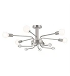 Kichler 52602 Ocala Light 25"W Semi-flush Ceiling Fixture Nickel. Fixed Price $634.99.