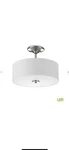 Progress Lighting Inspire 17 Watt Brushed Nickel Integrated Led Semi-flush Mount. Fixed Price $40.00.