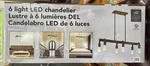 Dsi Design Solutions 6 Led Light Bronze & Wood Finish Efficient Chandelier. Fixed Price $129.00.