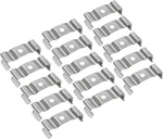 Uxcell T8 Fixture Clips Bracket Steel Holder 15PK. Fixed Price $11.57.