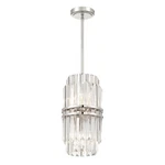 Crystorama Hayes Light Mini Pendant, Polished Nickel HAY-1401-PN. Fixed Price $548.00.
