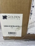 Golden Lighting 1094-S-HCG Ariella 10"W Mini Pendant Brushed Champagne Bronze. Fixed Price $86.99.