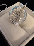 Sterling 925 Quartz Crystal Sight Ball Necklace Pendant Sphere Polished Purified. Fixed Price $34.50.