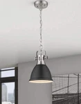 Emliviar 1-LIGHT Industrial Pendant. Fixed Price $39.60.