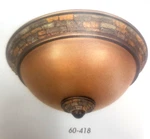 Nuvo Lighting 60-418 Dorado Bronze Flush Mount 14"W (OR2UP). Fixed Price $105.00.