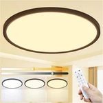 Ultra-thin 24" Led Flush Mount Ceiling Light With Remote, Dimmable 3000K-6000K. Fixed Price $109.99.