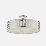 Z-lite 328-SF20-CH Elea Light 21 Inch Chrome Semi Flush Mount Ceiling. Fixed Price $148.00.