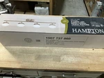 Hampton Bay Praftford 2.6 4-LIGHT Brushed Nickel Led Fixed Track Lighting Kit. Fixed Price $42.49.