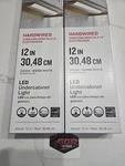 Lot Of Utilitech 12" Led Warm White Undercabinet Hardwired Light Bar. Fixed Price $39.99.
