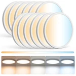 Aphyni Pack Flush Mount Ceiling LIGHT,12INCH 2700K-6500K Color Temperatu.... Fixed Price $167.91.