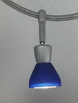 5 Tech Lighting Cone Glass Shield - Cobalt Blue Monorail. Fixed Price $200.00.