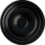 Ekena Millwork CM32GIBLF Giana Ceiling Medallion, Jet Black, 5/8"OD X 1/2"P. Fixed Price $99.66.