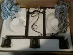 Sea Gull 66061-782 3-LIGHT, Satin Etched Glass Shades And Heirloom Bronze. Fixed Price $69.95.