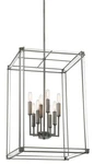 Minka Lavery 3857 Langen Square Light 18"W Foyer Pendant - Antique Nickel. Fixed Price $929.00.