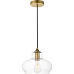 Living District LD2246BR Destry 1 Light 9.4 Inch Brass Pendant Ceiling. Fixed Price $80.00.