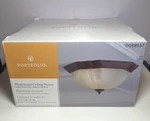 Portfolio Flushmount Specialty Bronze Finish Ceiling Fixture 0088557 New. Fixed Price $56.99.