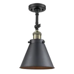 Innovations 1-LT Appalachian 8" Semi-flush, Brass 201F-BAB-M13-BK-LED. Fixed Price $223.52.
