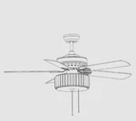 Warehouse Of Tiffany Silver Crystal Drum Chandelier 3-LIGHT Ceiling 52". Fixed Price $135.28.