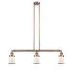 Innovations Small Canton 3-LT Island, Copper/white 213-AC-G181S-LED. Fixed Price $748.00.