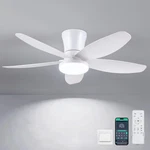 Surtime Ceiling Fans With LIGHTS-36 Low Profile 36IN, White. Fixed Price $65.58.