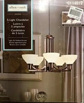New Allen + Roth Leanne 5 Light Oil Rubbed Bronze 24 Inch Reversible Chandelier. Fixed Price $105.00.