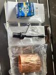 Besa Trac Lighting Spotlight With 6" Stem Nico 3 Bronze Stone Copper. Fixed Price $45.00.