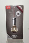 Globe Red Fabric 15 Foot Cord Plug-in Edison Pendant Bulb Sold Separately New. Fixed Price $12.50.