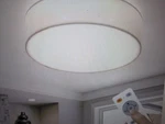 Tozing 15 In. Modern White Integrated Led Dimmable Novelty Star Flush Mount. Fixed Price $42.46.