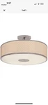Trans Globe Imports Model 10142PC Contemporary Modern Light Semi Flush Mount. Fixed Price $150.00.