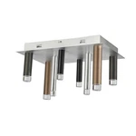 Artcraft Galiano Light Flush Mount, Black/copper/satin Aluminum - AC7087MU. Fixed Price $1260.00.