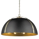 Golden Lighting Aldrich Pendant, Aged Brass/black 6928-8PAB-BLK. Fixed Price $479.99.